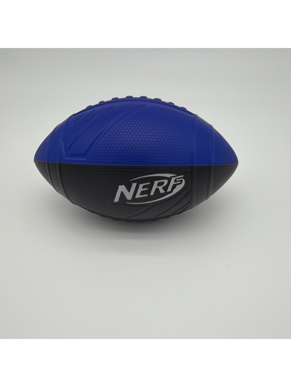 NERF Pro Grip Foam Football Black Blue Hasbro